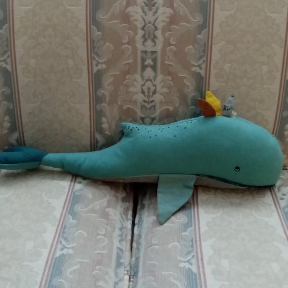 Moulin Roty Josephine the whale toy stuffed animal plush - Picture 2 of 4